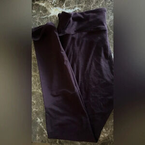 Victoria Secret Sport Maroon sz med.  sheer mesh bottom